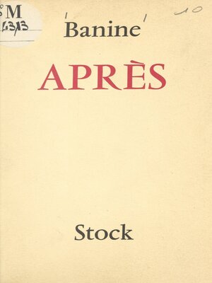 cover image of Après